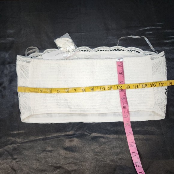 American Eagle White  Crop Top Size L - Picture 4 of 5